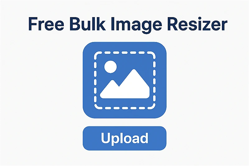 Free Bulk Image Resizer Online - Resize Multiple Images Instantly Free Bulk Image Resizer Interface