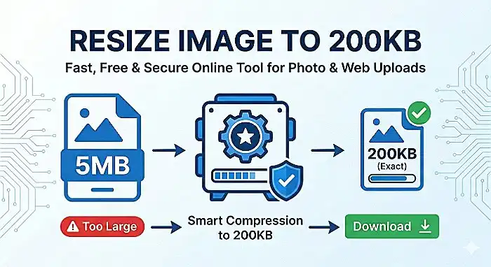Resize Image to 200KB Tool Resize Image to 200KB Tool
