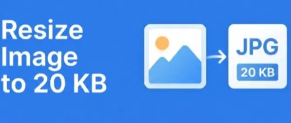 Resize image to 20kb online for free